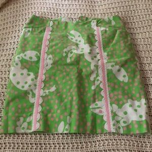 Lilly Pulitzer Rare Not So Crabby Size 0 Skirt